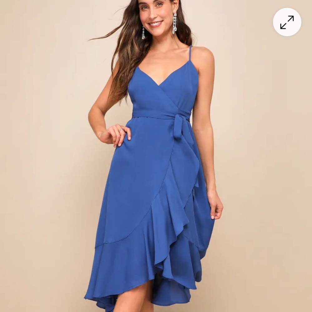 Lulu's Royal Blue High Low Dress